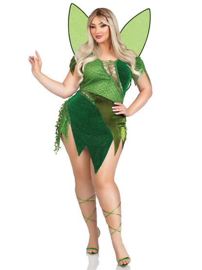 Forest Fairy Plus Size 3 PC Halloween Costume