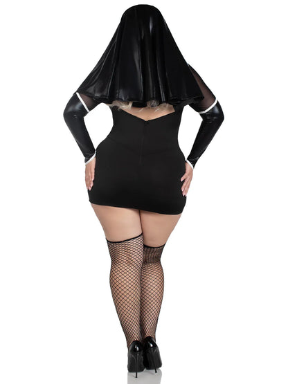 Holy Hottie Nun 2 Piece Plus Size Halloween Costume