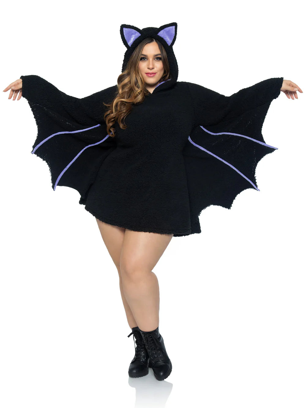 Moonlight Bat Halloween Plus Size Costume Set