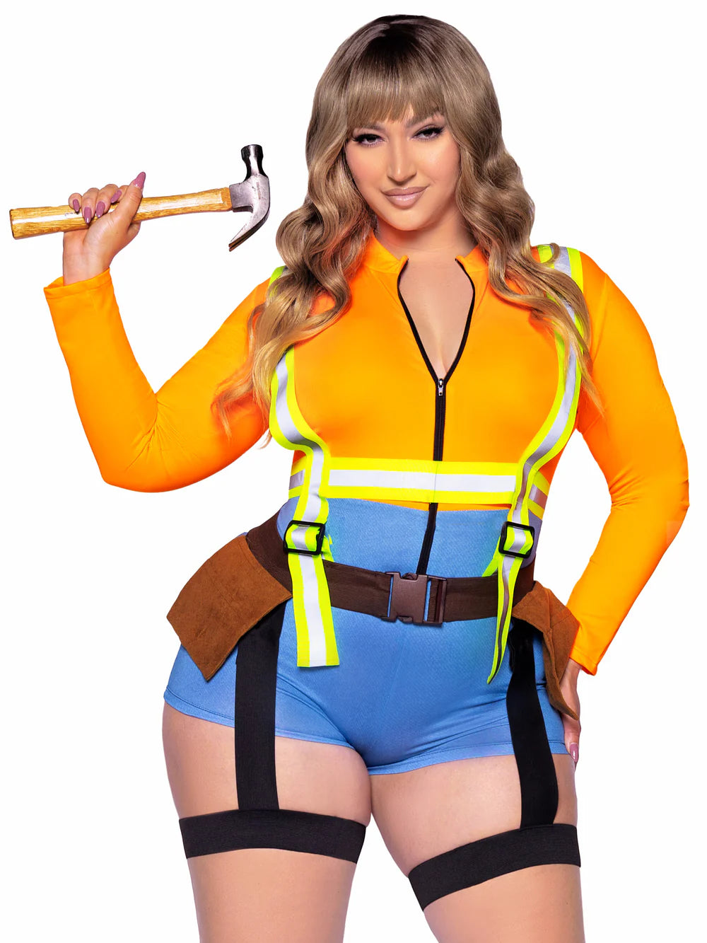 Nailed It Construction Worker 2 Piece Plus Size Halloween Costume