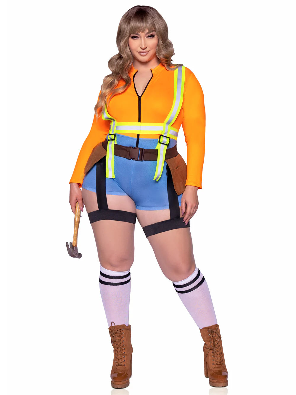 Nailed It Construction Worker 2 Piece Plus Size Halloween Costume