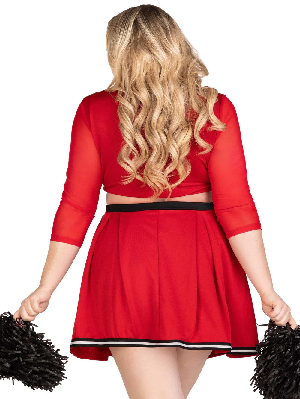 Varsity Babe Cheerleader 3 Piece Plus Size Halloween Costume