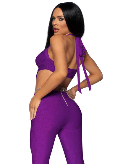 Pop Star Halloween Purple Costume