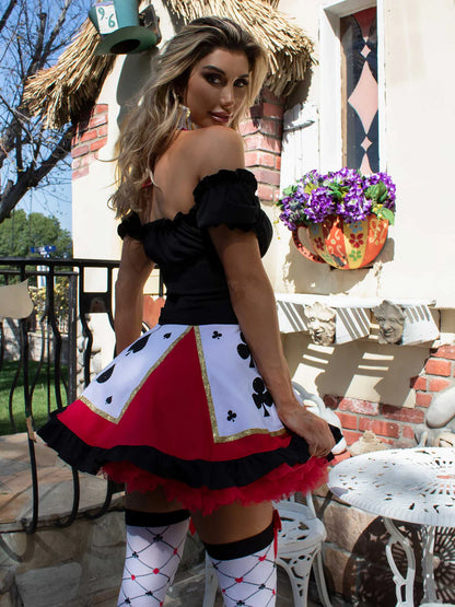 Pretty Playing Card 2 PC Halloween Costume