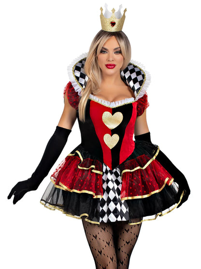 Queen of Hearts 2 PC Halloween Costume