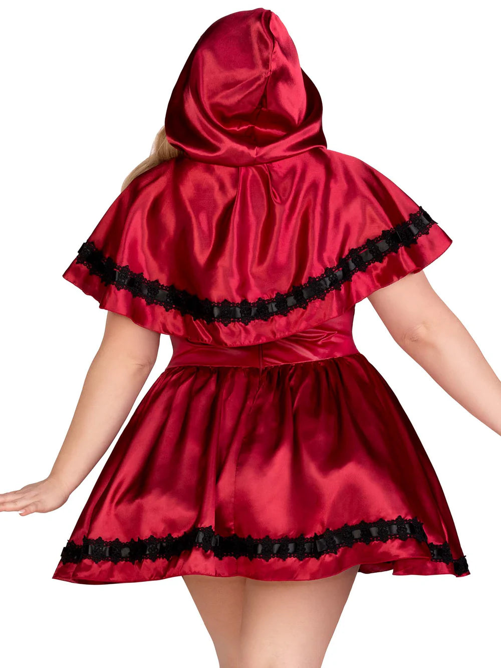 Red Riding Hood 2 Piece Plus Size Gothic Halloween Costume