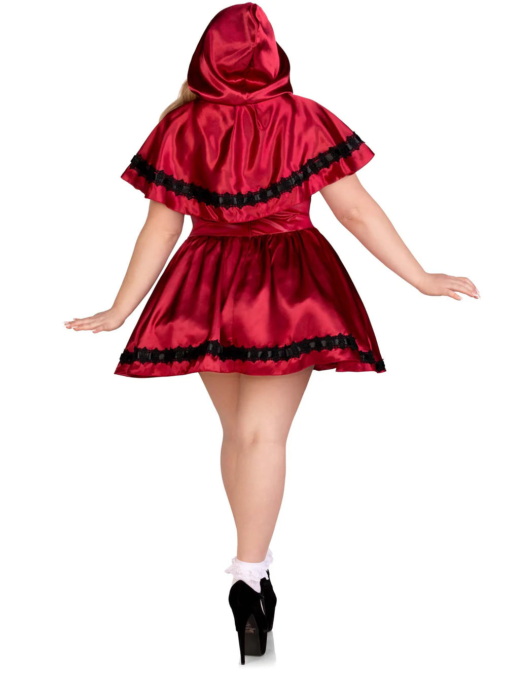 Red Riding Hood 2 Piece Plus Size Gothic Halloween Costume