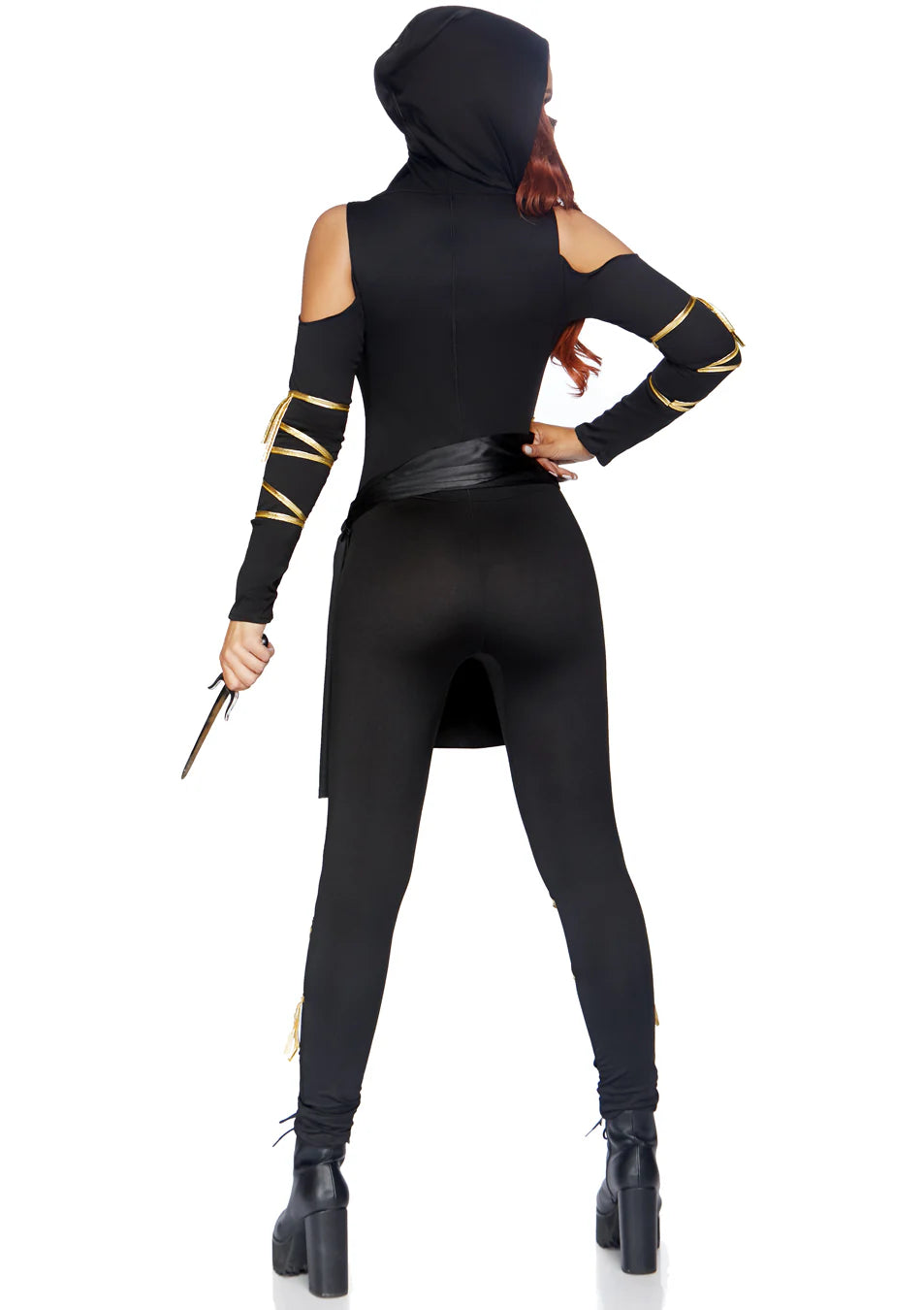 Stealth Ninja Catsuit 3 Piece Halloween Costume