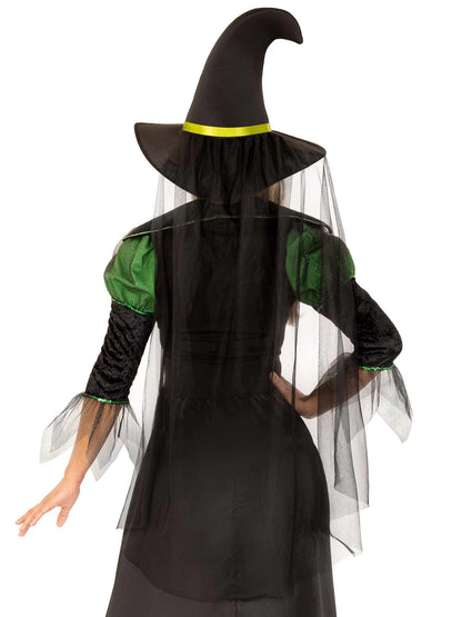 Green Ruched Women's Storybook Witch Halloween Costume