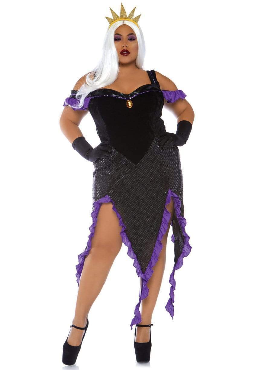 Sultry Sea Witch 2 Piece Plus Size Halloween Costume