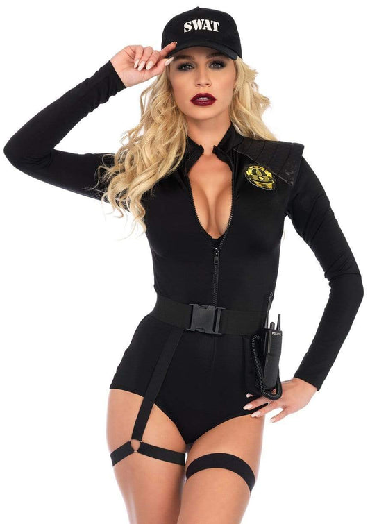 SWAT Team Babe 5 Piece Halloween Costume