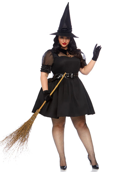 Bewitching Witch 3 Piece Plus Size Halloween Costume