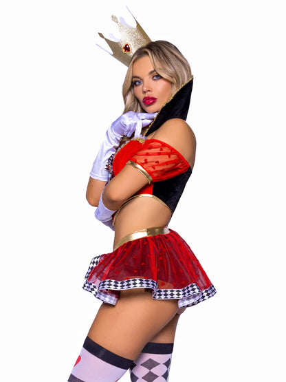 Wicked Wonderland Queen 3 Piece Halloween Costume