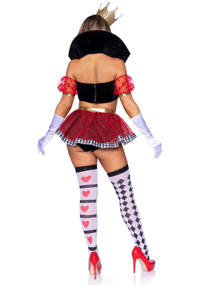 Wicked Wonderland Queen 3 Piece Halloween Costume