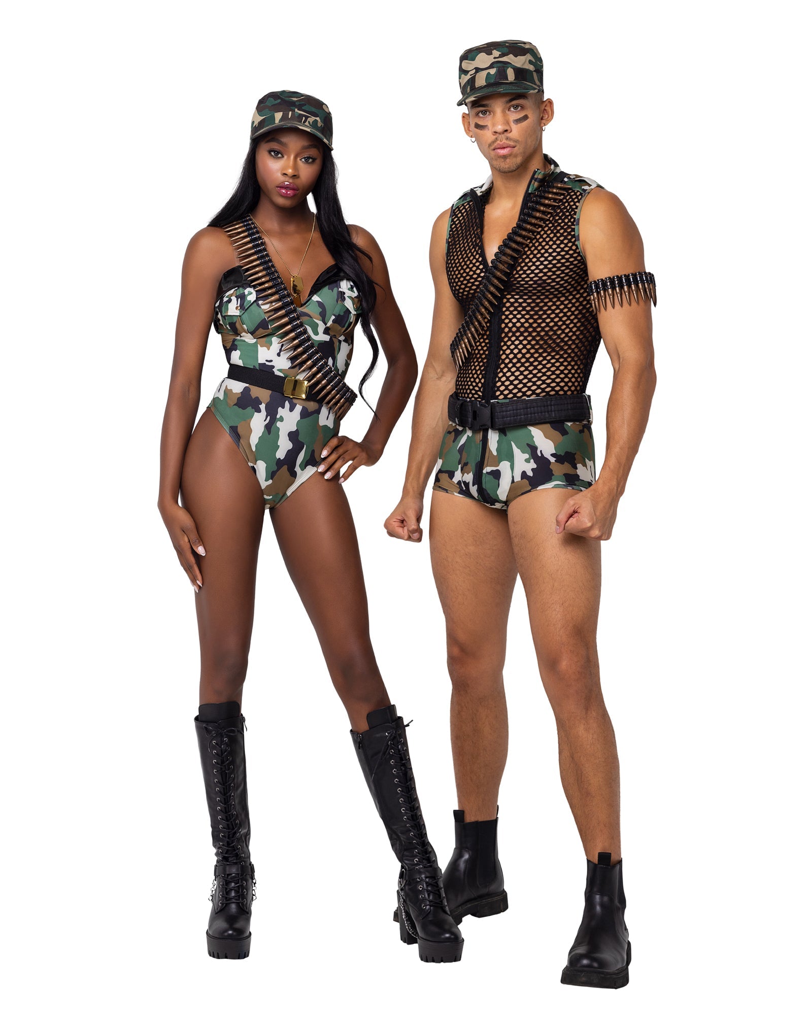 2PC Army Combat Bombshell - Bite Me Chic