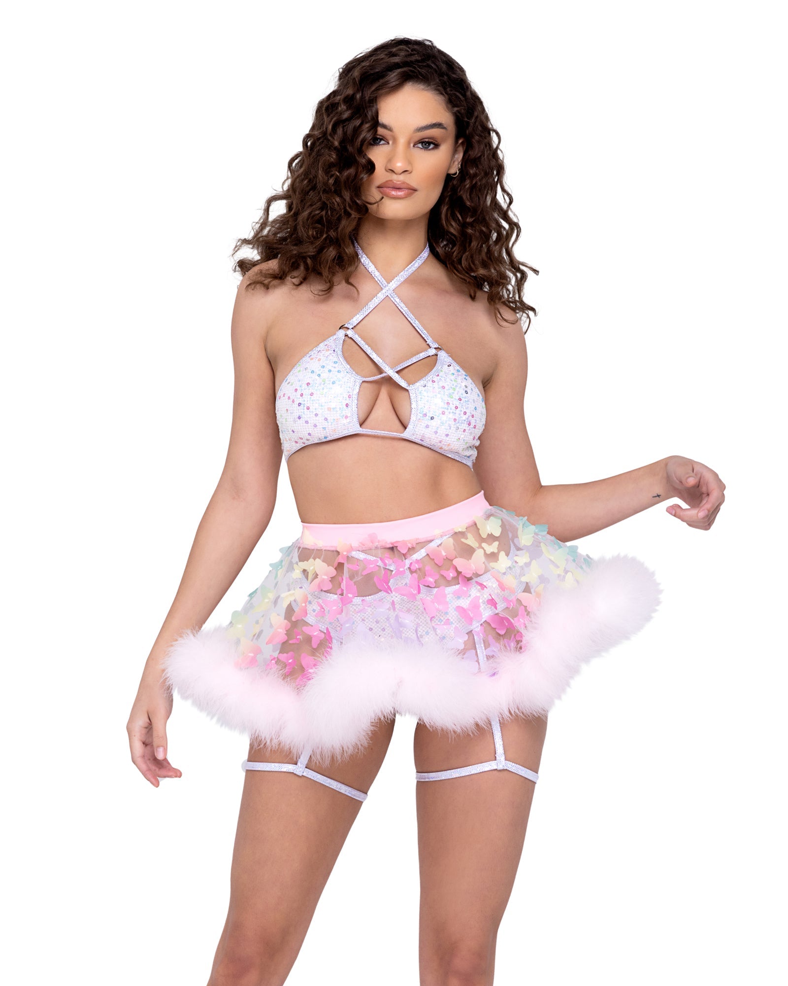 Sheer Butterfly Skirt - Bite Me Chic